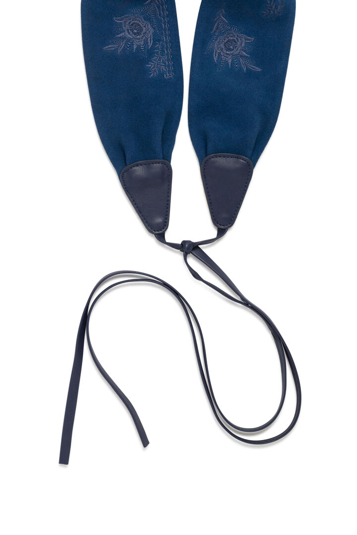 Kožený pás s květinami | Desigual