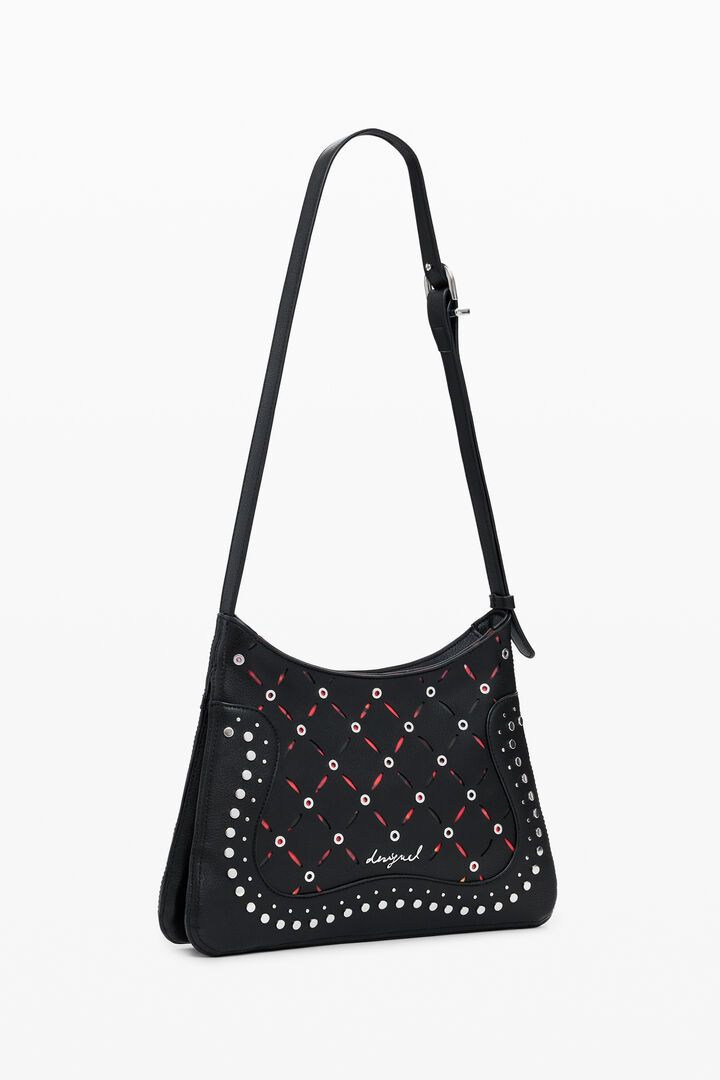Bolso efecto piel troquelado pequeño | Desigual