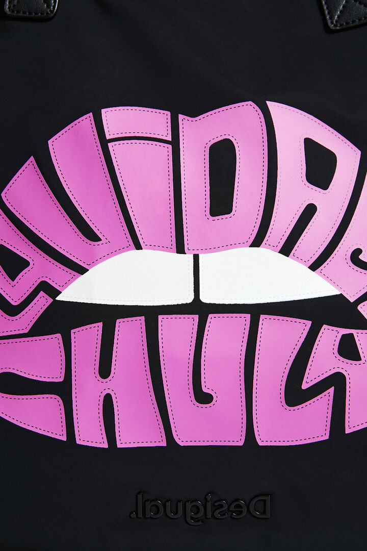 Large lip handbag | Desigual