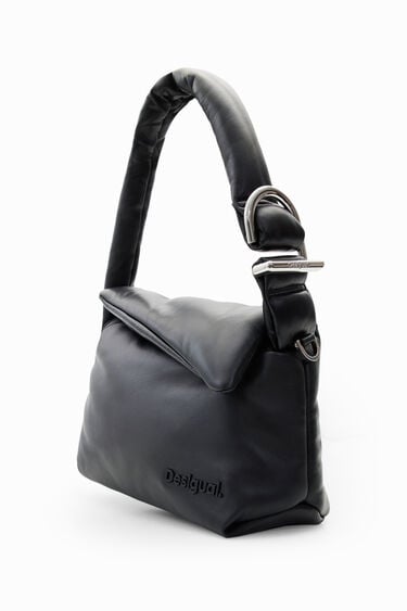 Midsize leather bag | Desigual