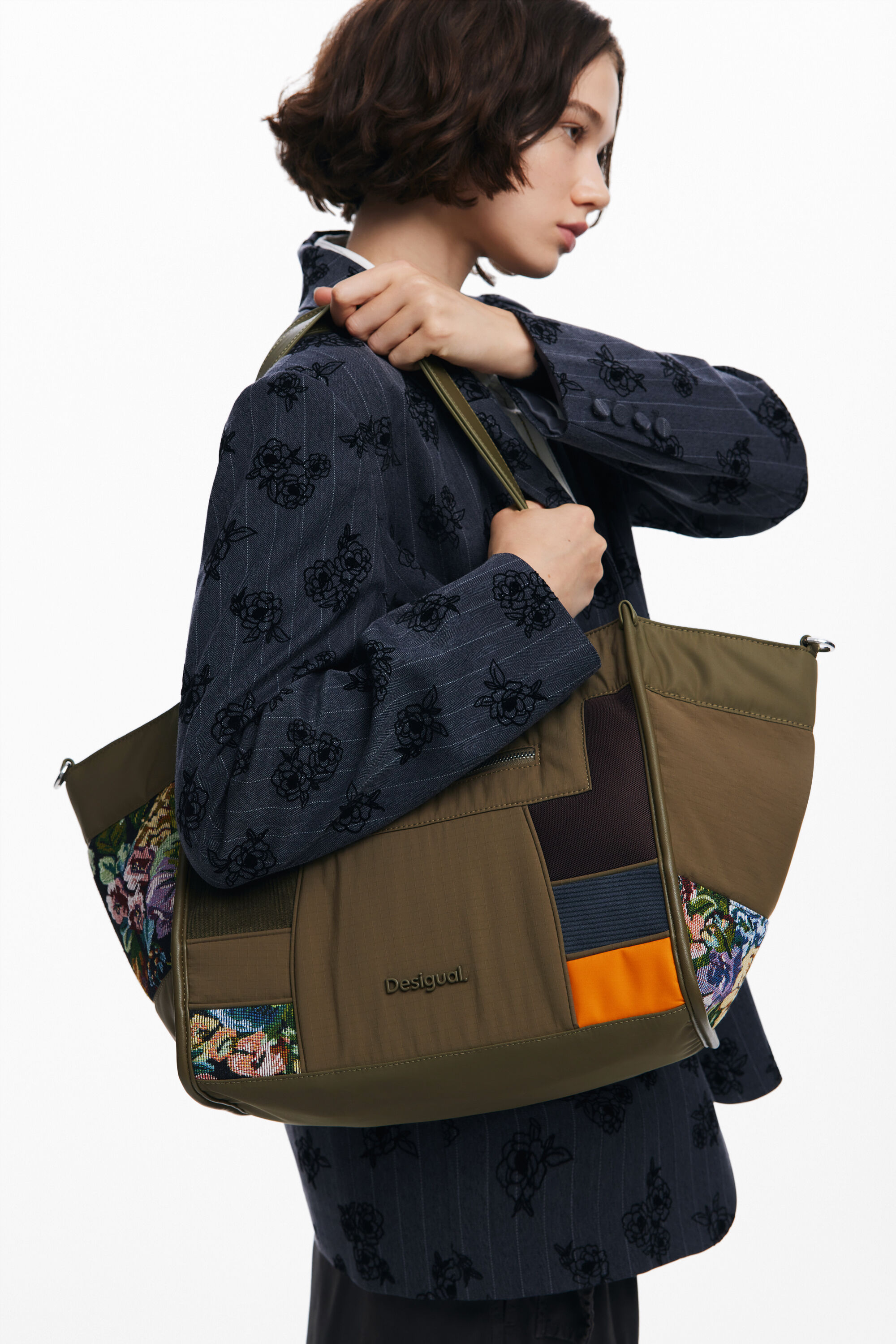 Desigual patchwork bag sales