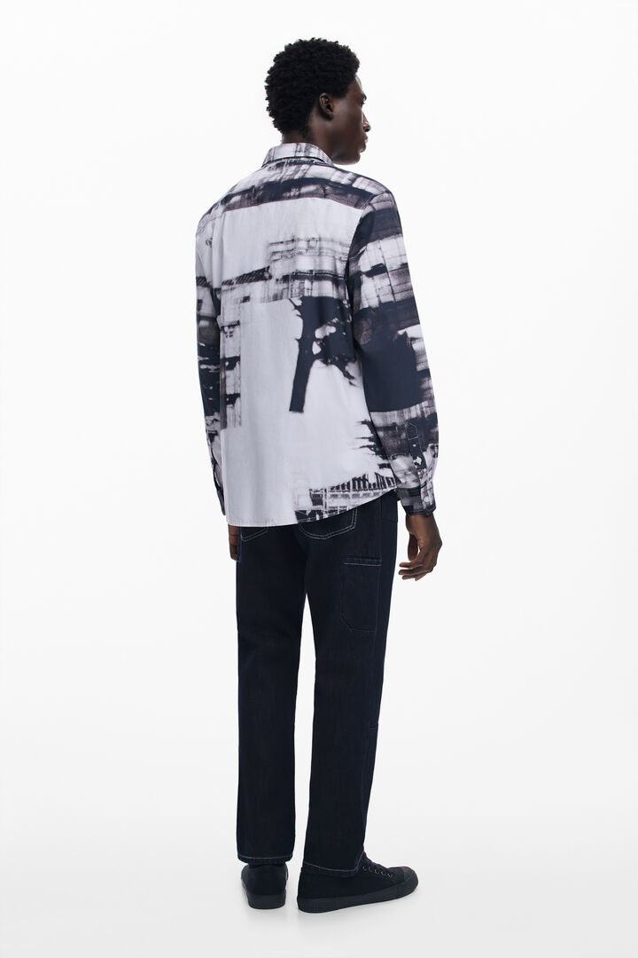 Camisa estampado urbano | Desigual