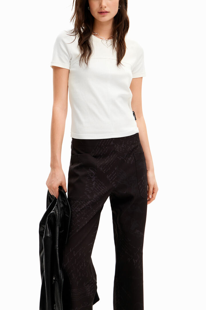 Pantaloni lunghi a righe. | Desigual