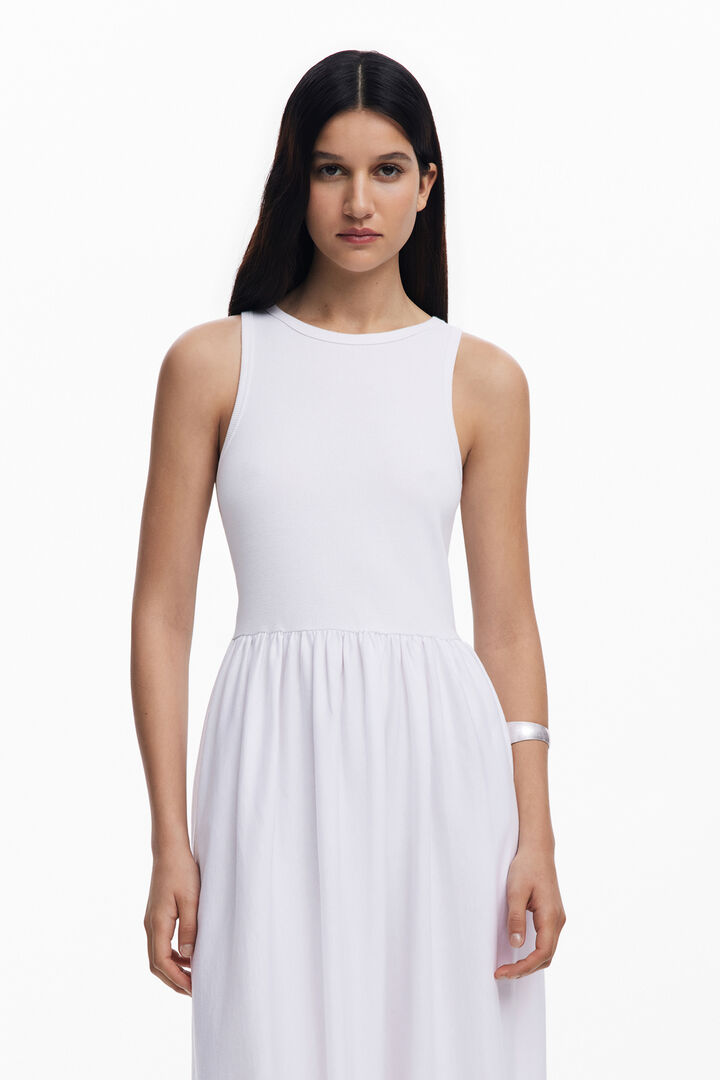 Vestido combinado midi | Desigual