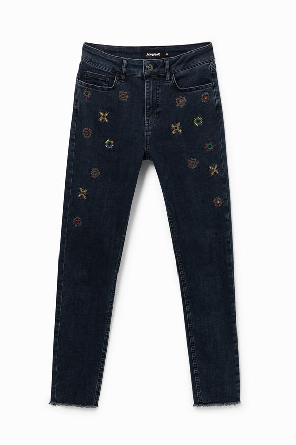 Skinny Fit Ankle Grazer Jeans Desigual Com