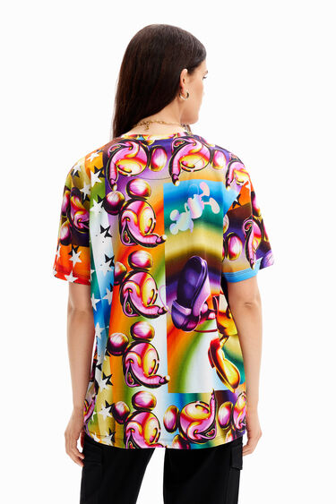 Multicolour oversize Mickey Mouse T-shirt | Desigual