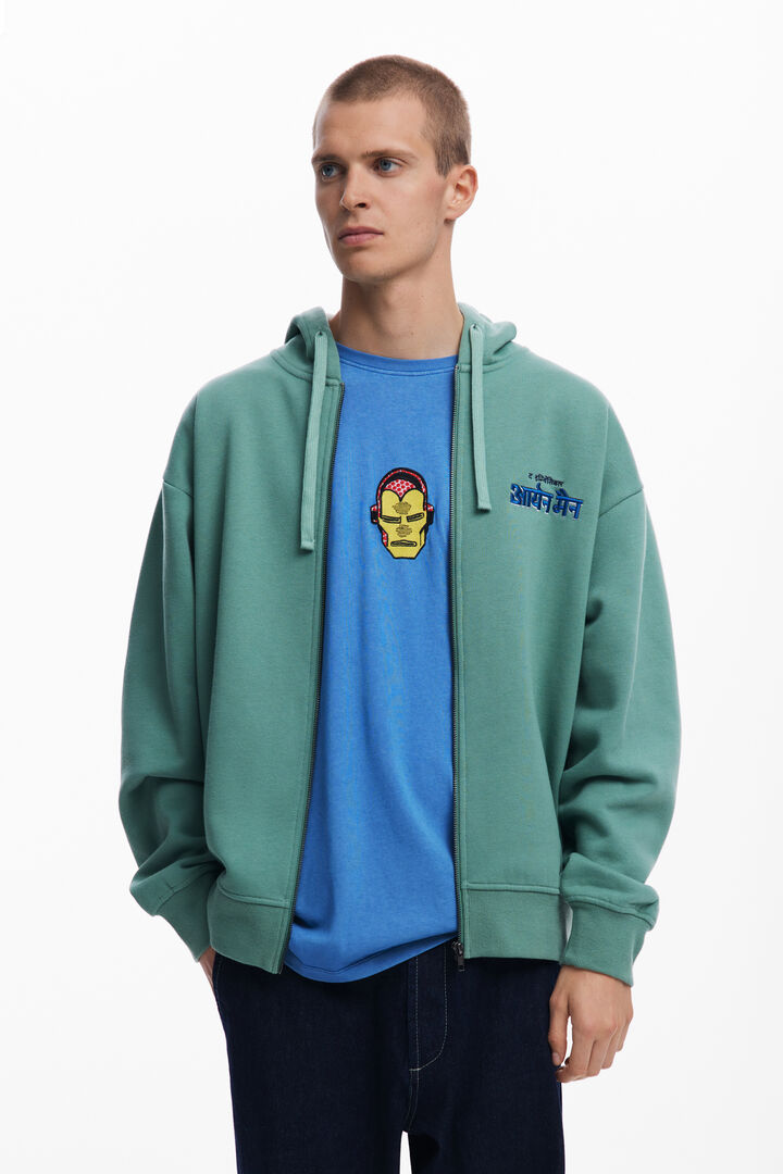 Sweat-shirt Marvel™ à fermeture éclair | Desigual