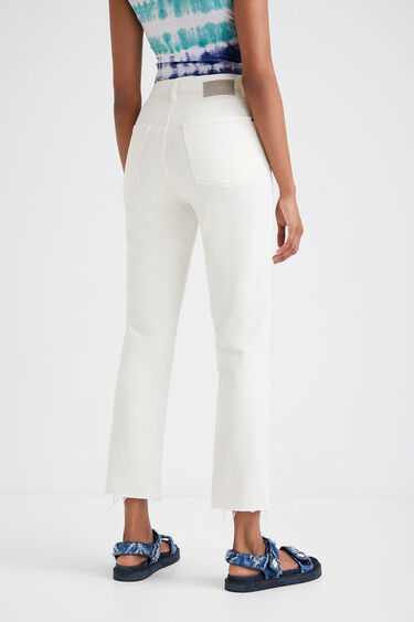 Straight cropped jeans | Desigual