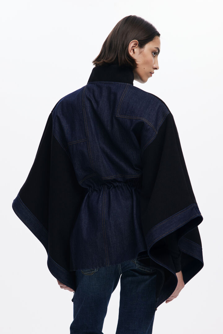 Combined denim poncho | Desigual