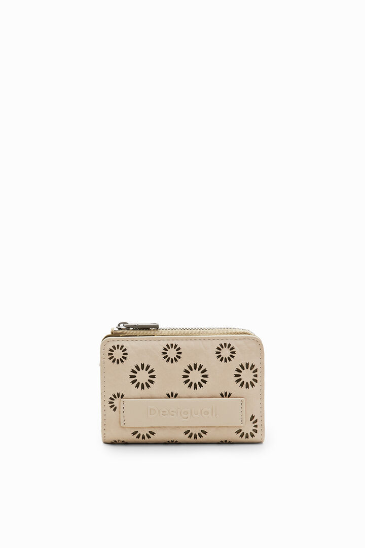 S die-cut floral wallet | Desigual