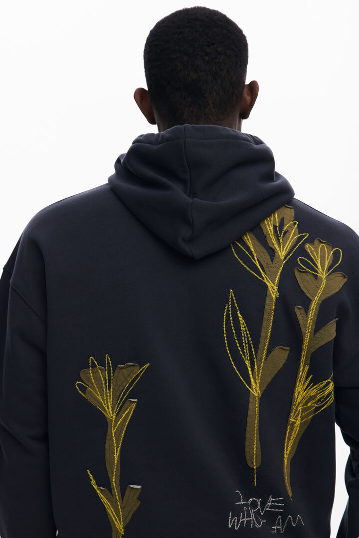 Moletom com capuz bordado | Desigual
