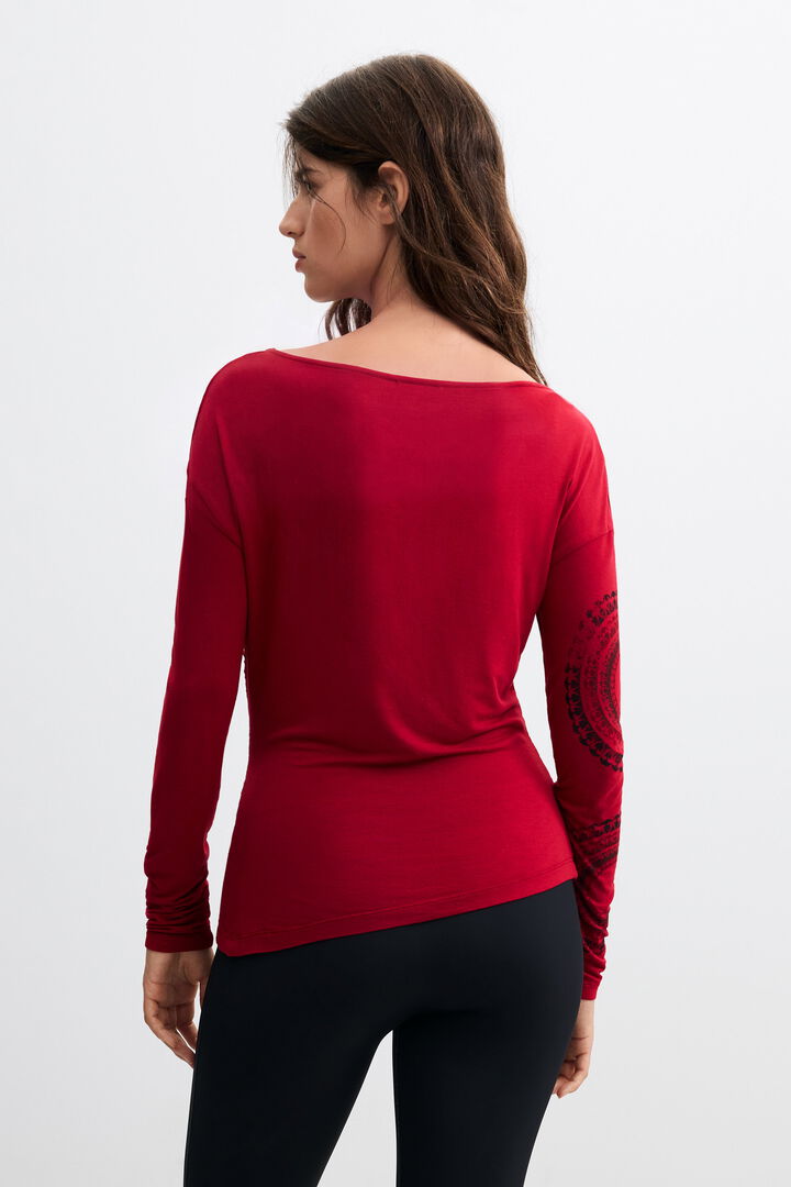 vintage long-sleeve printed T-shirt