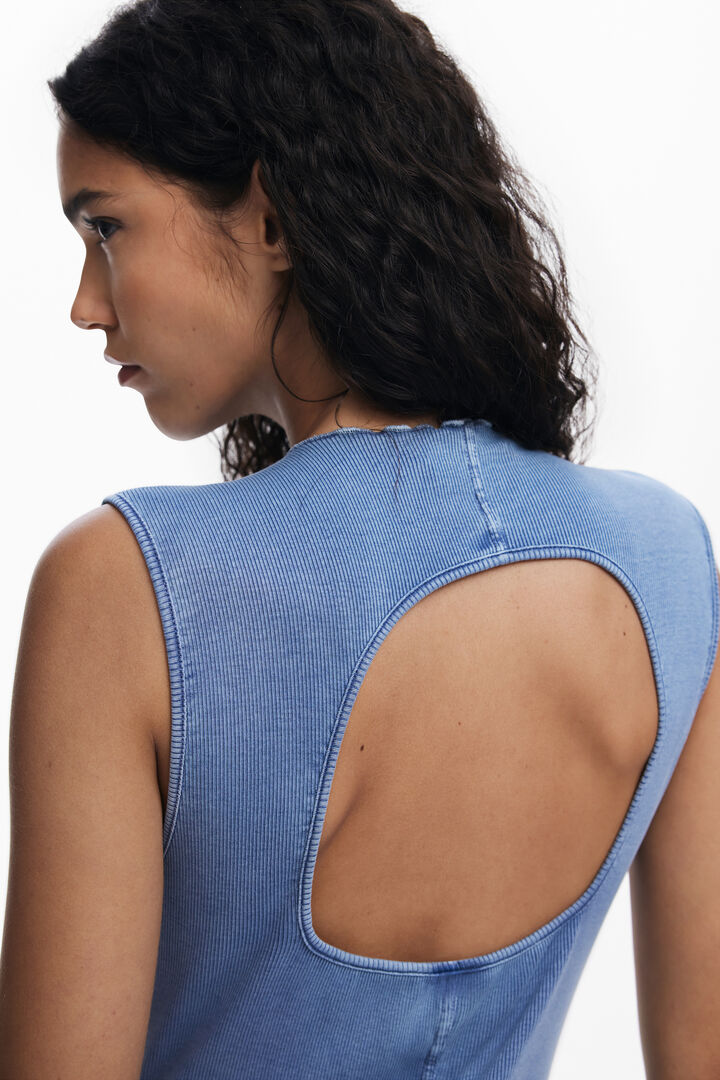 Sleeveless flared dress | Desigual