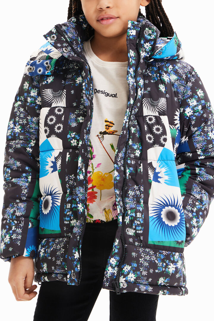 Patchwork padded jacket | Desigual