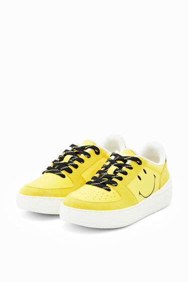 Sneakers plataforma Smiley® toalla | Desigual