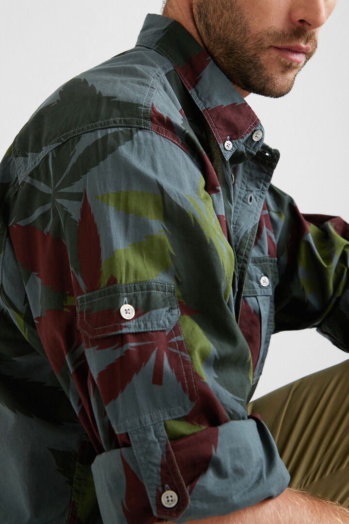 Printed cotton shirt | Desigual