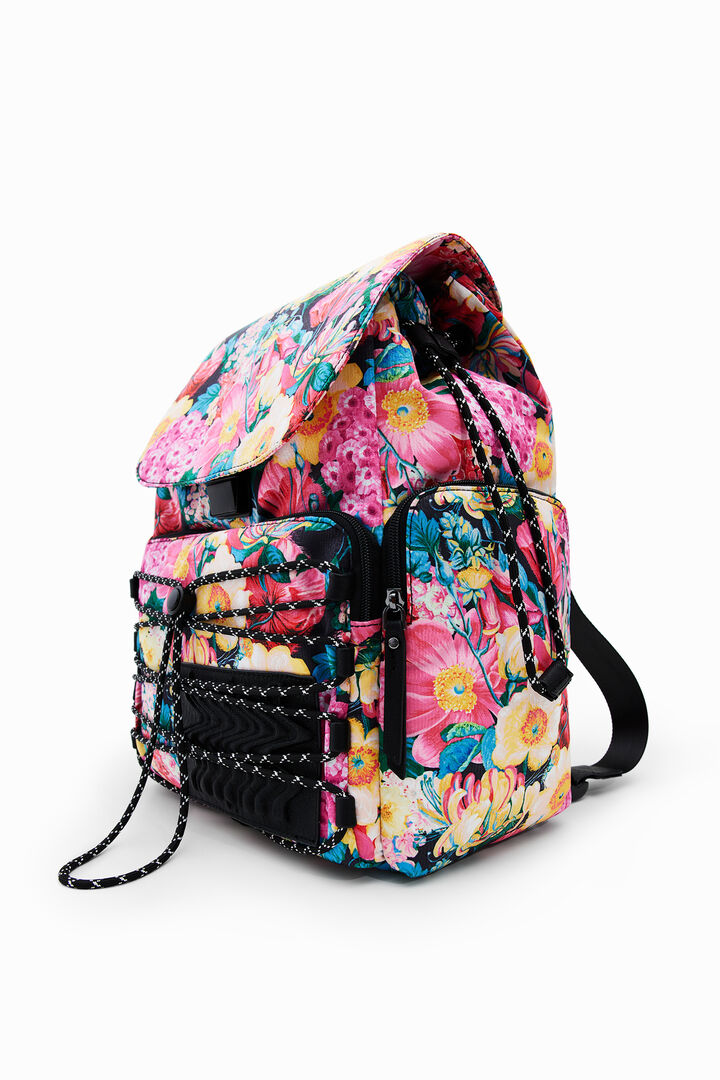 Large floral backpack | Desigual