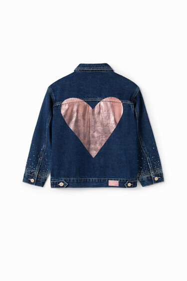 Chaqueta vaquera trucker corazón | Desigual