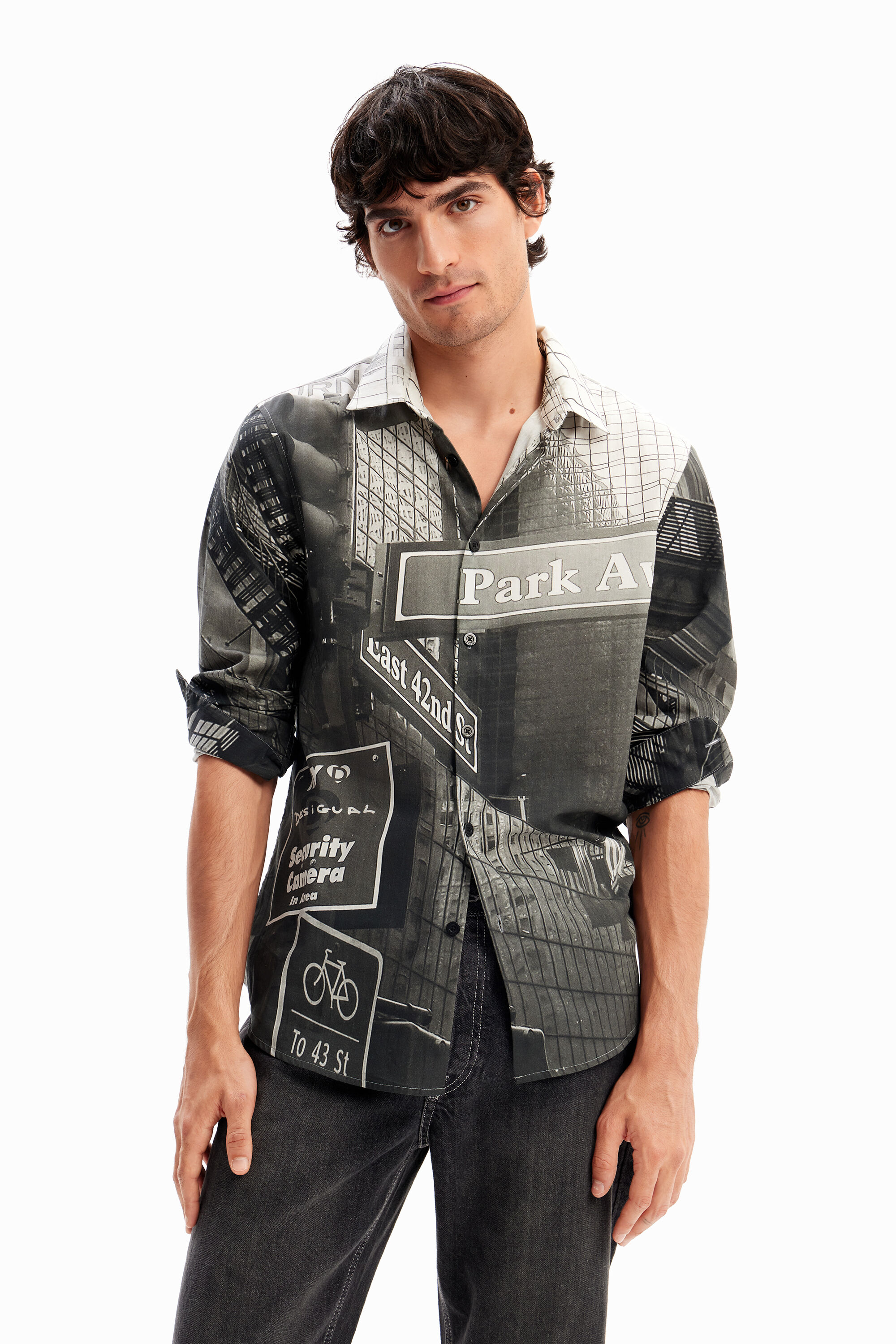 Desigual Poplin NYC shirt