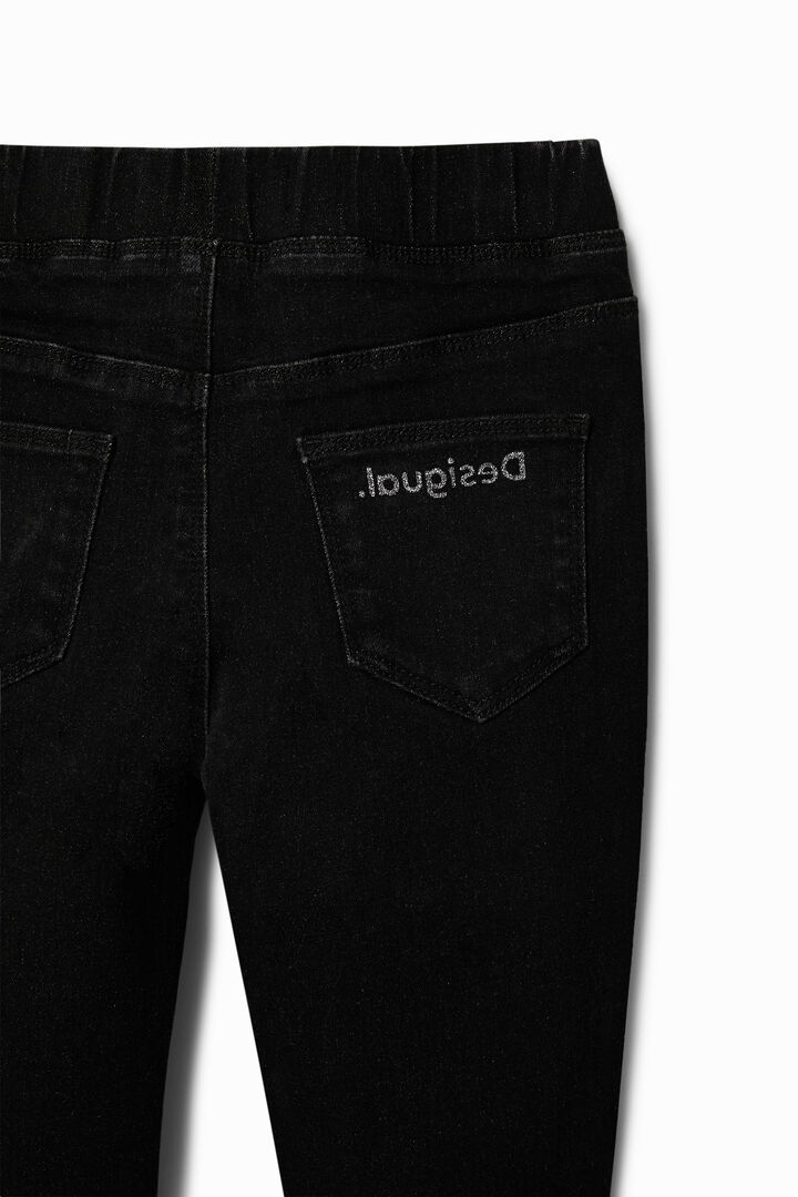 Slim jeggings with designs | Desigual