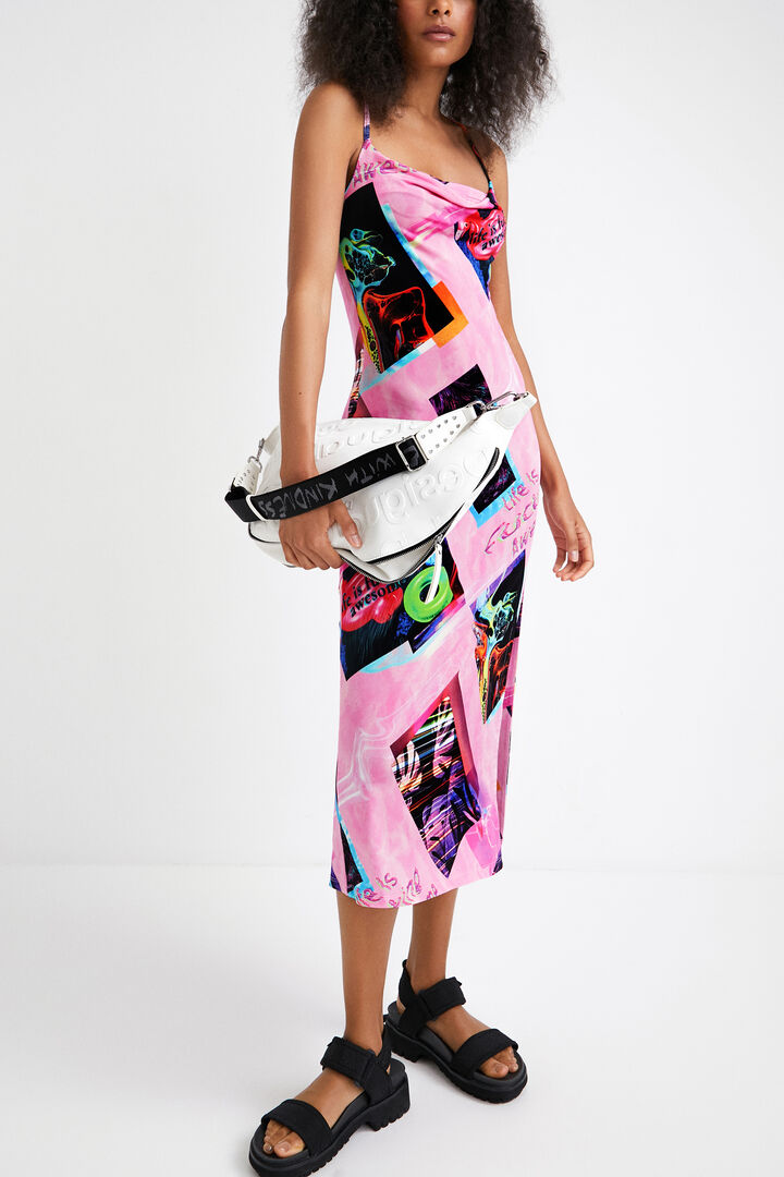 Vestido midi street art | Desigual