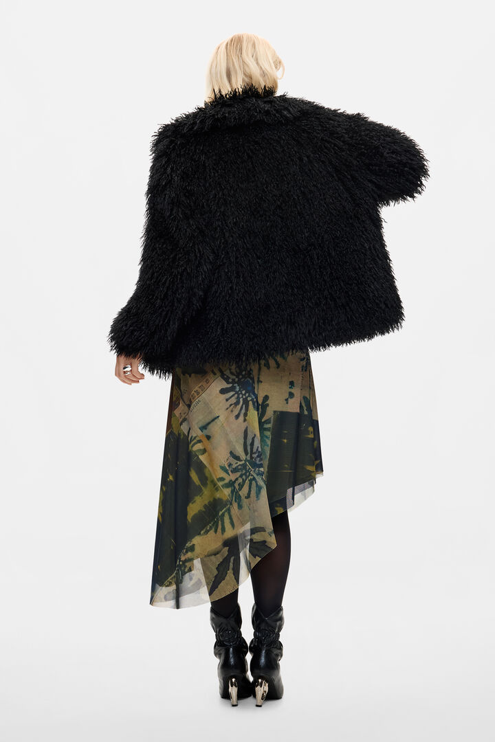 Synthetic Fur Coat