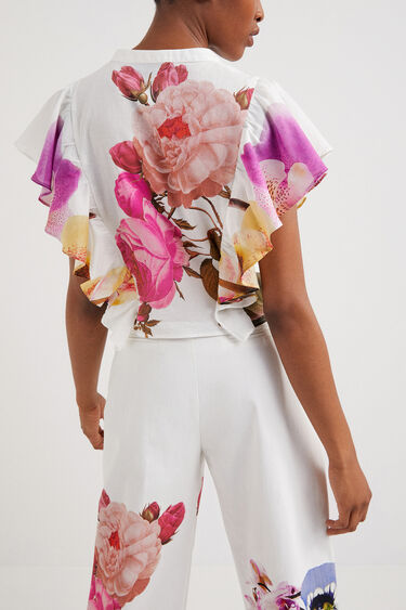 M. Christian Lacroix floral blouse | Desigual