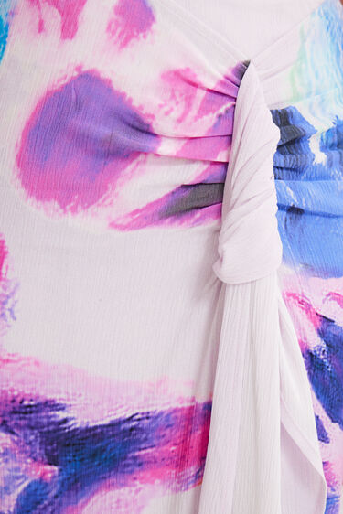Faldilla midi obertura mocador M. Christian Lacroix | Desigual