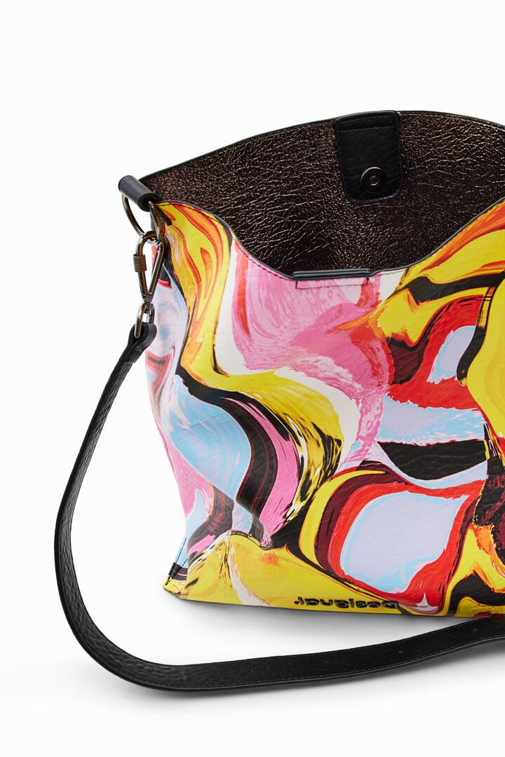 Large abstract bucket bag | Desigual