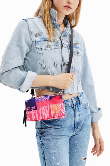 Petit sac à bandoulière collage | Desigual