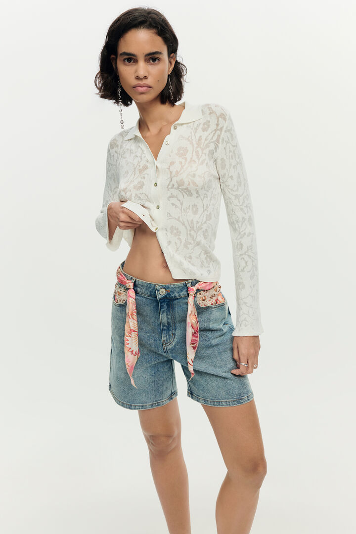 Shorts With Embroidery | Desigual