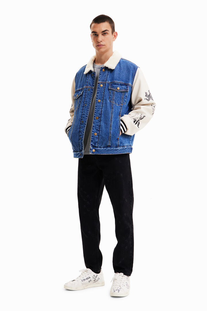Cazadora denim borreguillo | Desigual