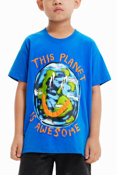 Camiseta oversize Planet | Desigual
