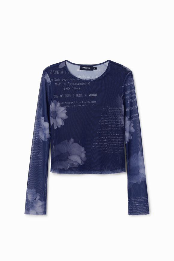 Tulle newspaper T-shirt