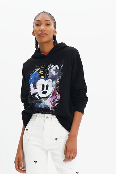 Disney's Mickey Mouse splatter sweatshirt | Desigual