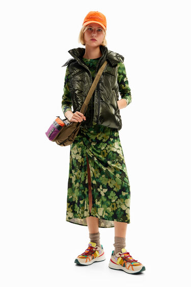 Chaleco acolchado tornasolado | Desigual