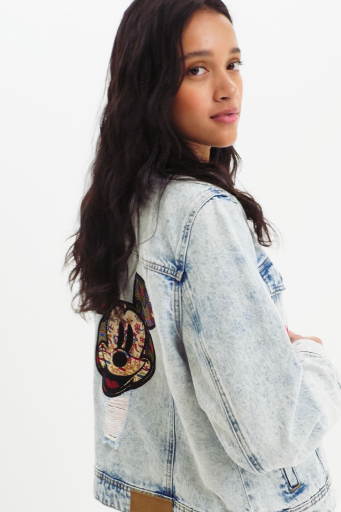 Desigual mickey store mouse denim jacket