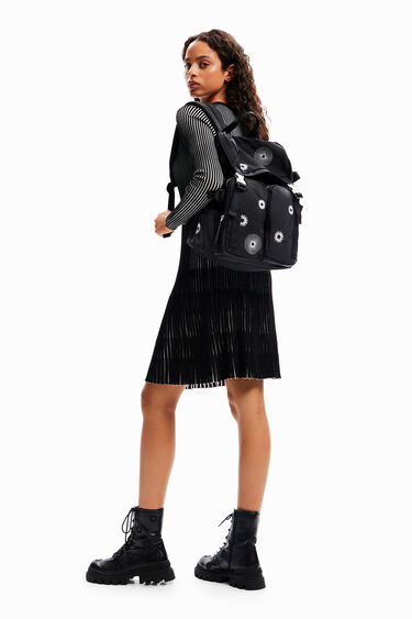 Large embroidered backpack | Desigual