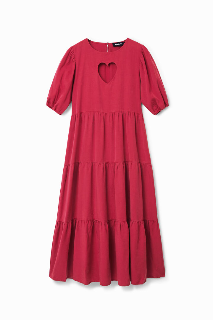 Vestido midi corazón | Desigual