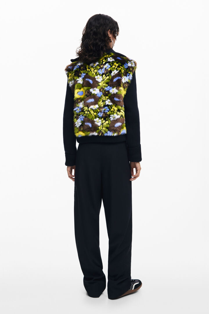 Chaqueta combinada flores | Desigual
