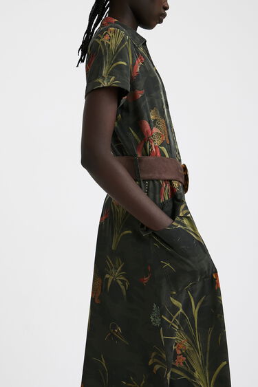 maxi length shirt