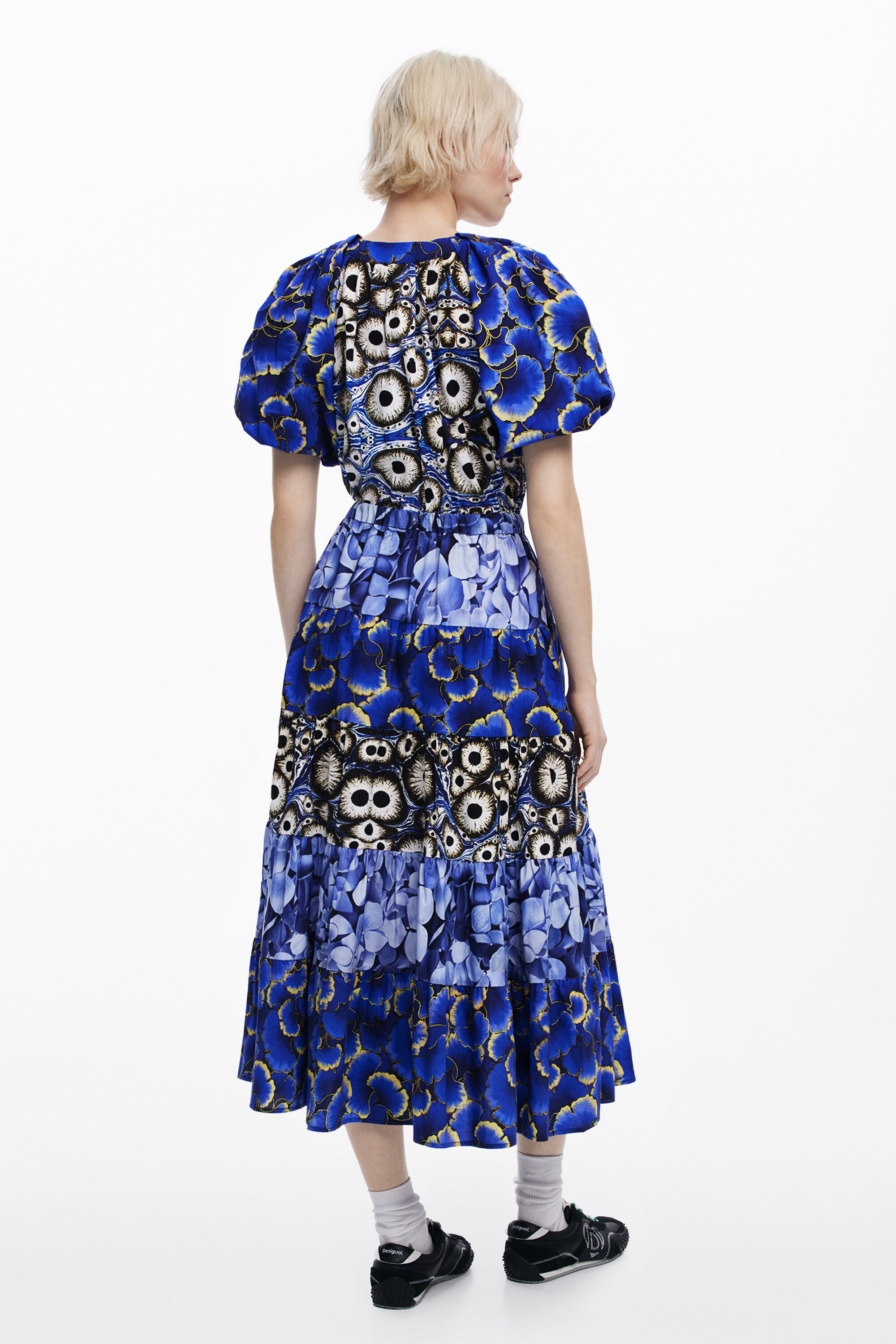 Desigual Cell Dress M. Christian Lacroix In Blue