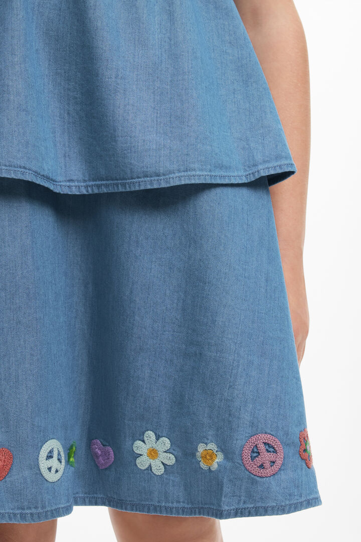 Ruffled short dress | Desigual
