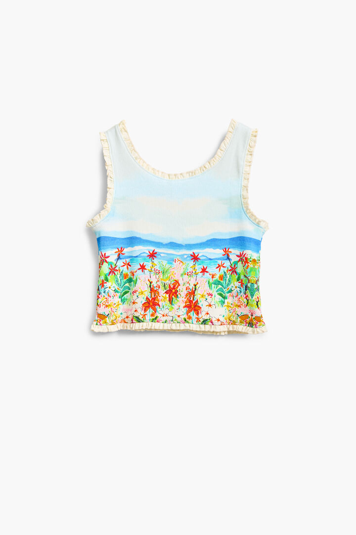 Landscape print T-shirt | Desigual