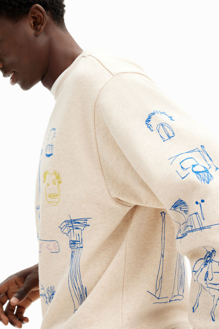 Illustration design sweatshirt | Desigual
