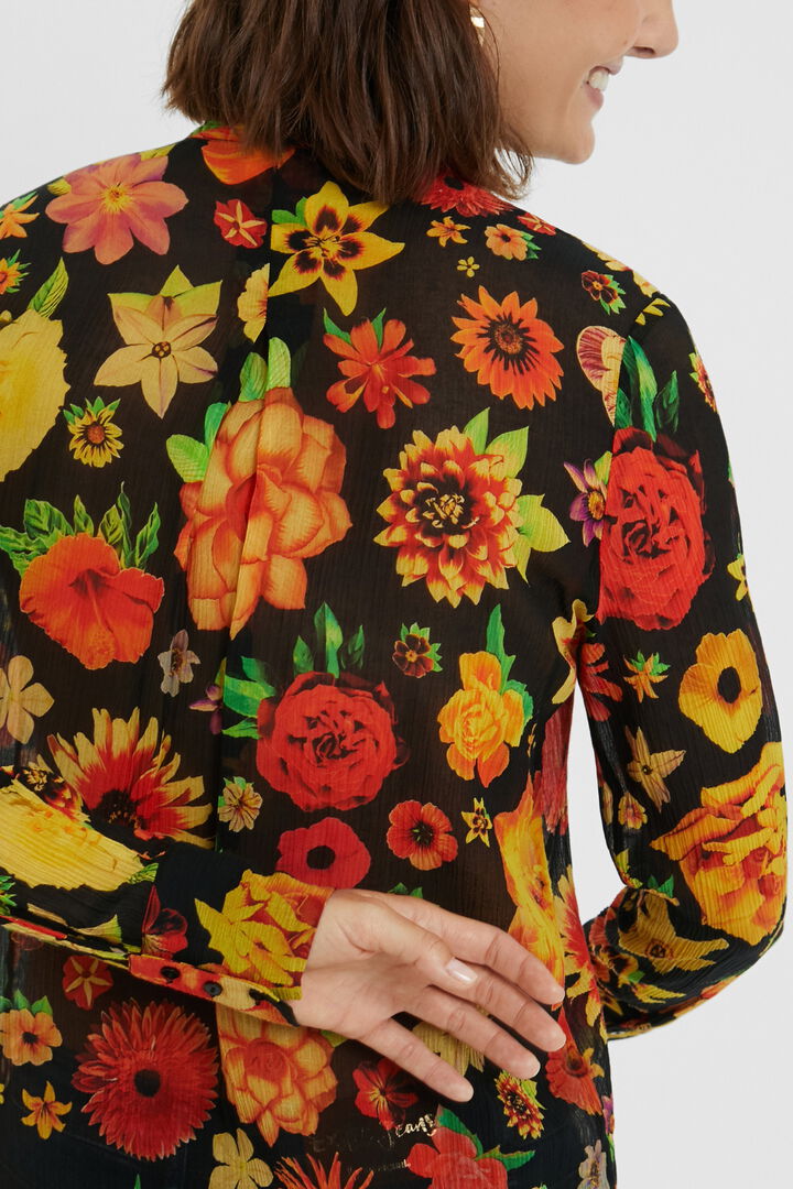 Silk blouse with bow | Desigual