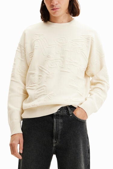 Jersey loose efecto toalla | Desigual