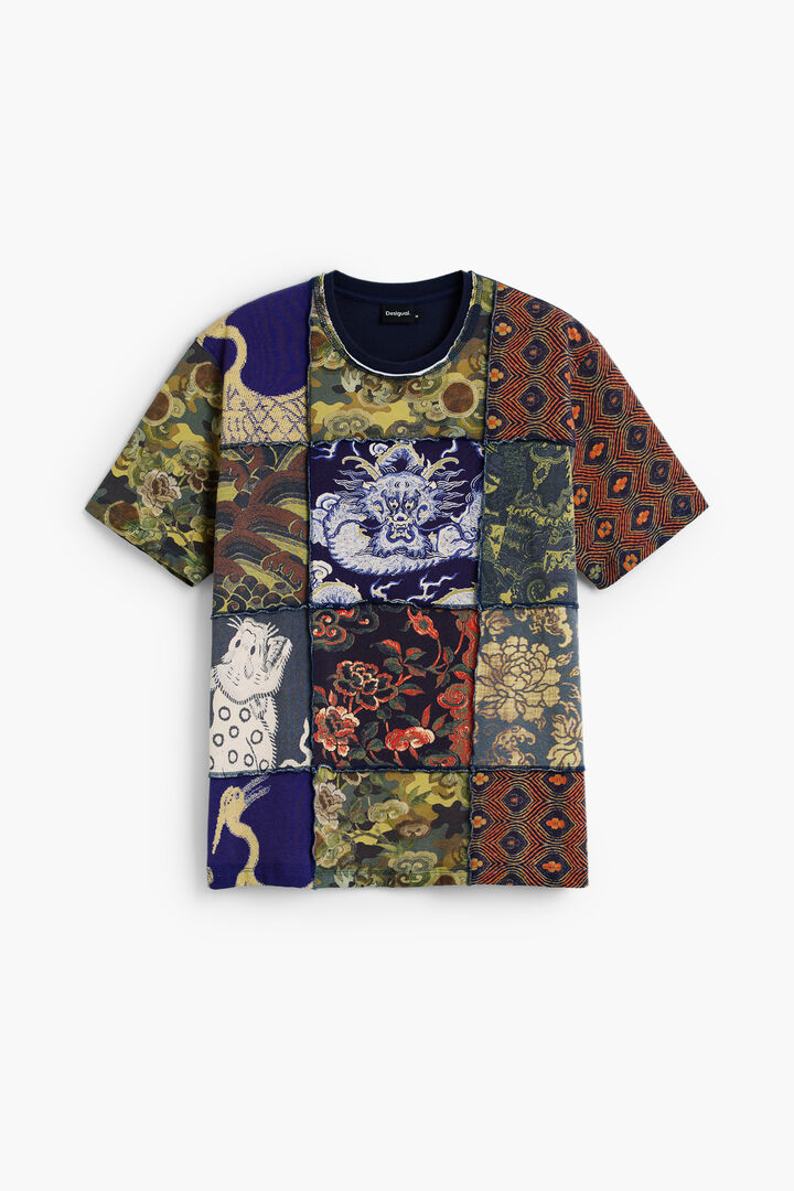 Patchwork Printed T-shirt