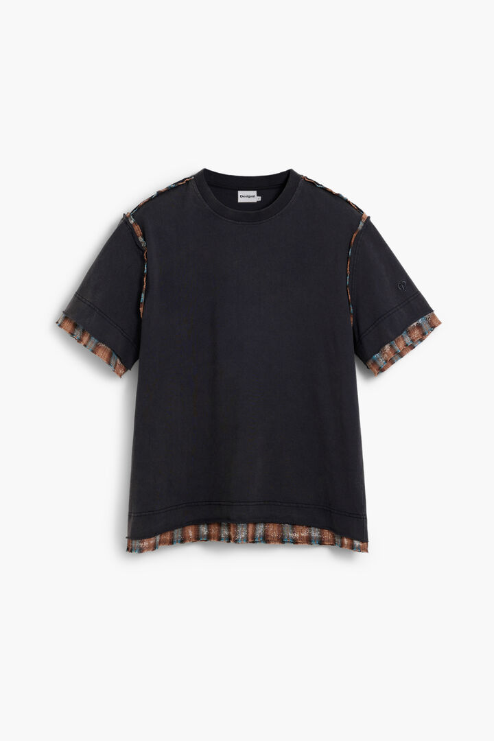 Short-sleeve T-shirt with seam details | Desigual
