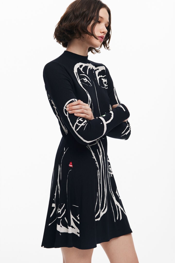 Face print dress | Desigual